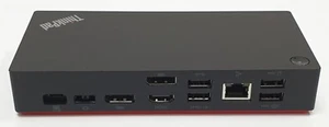 ThinkPad Universal USB-C Dock Model 40AY passt für alle USB-C Laptops und PC 90W - Afbeelding 1 van 7