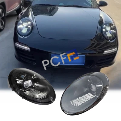 Conjunto de faros matriciales LED DRL para Porsche 911 997 actualización 992 2005-2012 Foto 1 de 4