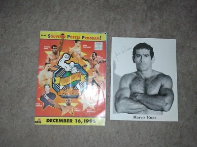 ORIGINAL UFC PROGRAM ULTIMATE ULTIMATE 1995 DAN SEVERN MARCO RUAS TANK ABBOTT  - Image 1 of 4