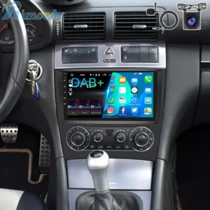 DAB+ Für Mercedes Benz C/CLC CL203 CLK C209 Android 13 NAVI GPS Autoradio RDS BT - Bild 1 von 19