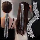 Jewelry Long Tassel Crystal Hair Clip Stainless steel Tassels Hairpins