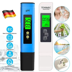 PH Wert Messgerät Wasser Digital Messer Tester Aquarium Pool Prüfer pH 0-14 - Bild 1 von 18