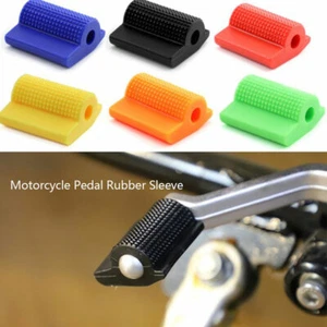 Universal Motorcycle Shift Gear Lever Pedal Rubber Cover Shoe Protector Foo J BH - Picture 1 of 16