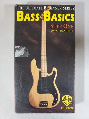 Bass Basics 1 Step One Ultimate Beginner Series VHS Tape Music Instruction 1995 - Image 1 of 4