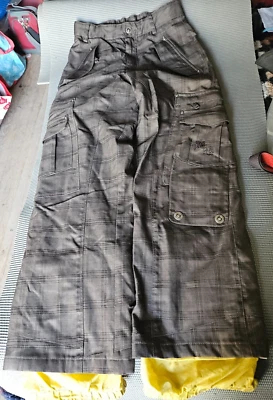 BODY GLOVE,SNOW TECHNOLOGY PANTS SIZE 12. BROWN PLAID PATTERN - Image 1 of 4