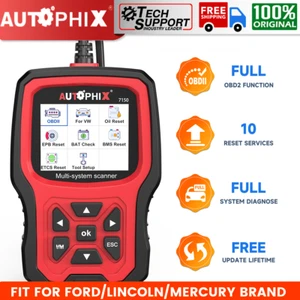 Autophix 7150 Coche OBD2 Escáner Todo Sistema Herramienta de Diagnóstico ABS Apto para Ford F150 - Imagen 1 de 13