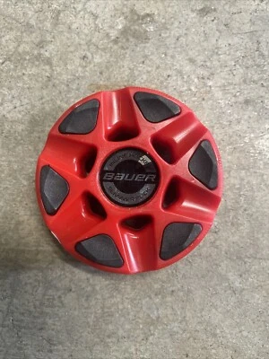 Bauer Slivvver Inline Roller Hockey Puck - Red