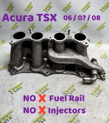 06-08 Acura TSX Lower Intake Manifold Injector Base 06 2007 NO rails/injec OEM - Image 1 of 4