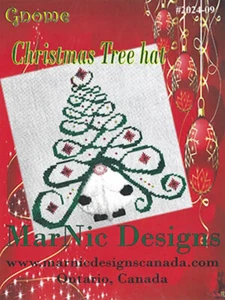 Sombrero de árbol de Navidad gnomo ~ diseños MarNic - Imagen 1 de 1
