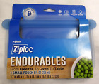 NEW Ziploc Endurables Small Reusable Silicone Food Storage Pouch, 8 FL oz Blue