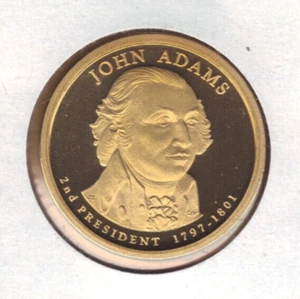 2007-S PROOF JOHN ADAMS PRESIDENTIAL DOLLAR - Picture 1 of 2