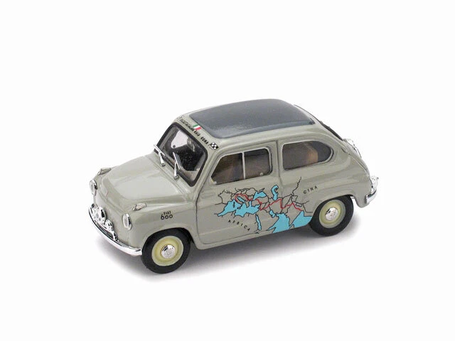 Modellino Auto Rally diecast Brumm FIAT 600 epoca modellismo scala 1:43 - Immagine 1 di 1