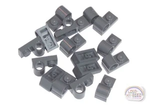 LEGO Technic - 20-Pcs, 1x2 Plate w/ Pin Hole - DBG - New - (EV3, 11458) - Picture 1 of 4