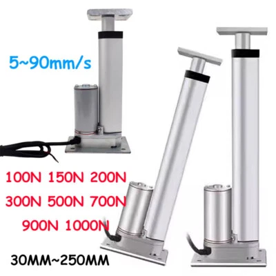 100-1000N Electric Linear Actuator Motor 12V24V Stroke 30-150MM  Waterproof Fast - Image 1 of 4