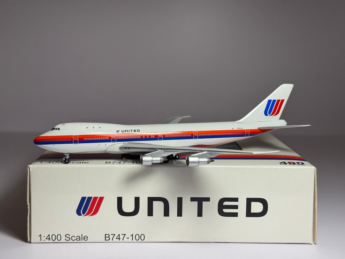航空機・ヘリコプター UNITED  Boeing747-400  1/400 Amazon.com: PHYUIDS for: United Airlines Boeing 747 Aircraft