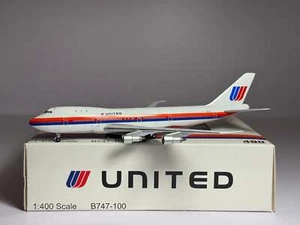 Big Bird 1:400 United Airlines Boeing 747-100 N157UA Saul Bass BB4-2005-XX - Picture 1 of 2