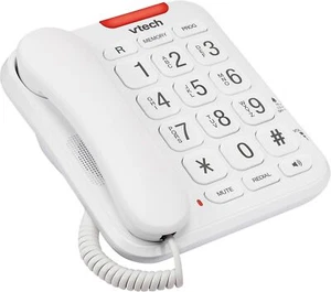 VTech CL1100 Festnetztelefon große Tasten sprechende Ziffern optische Klingelanz - Zdjęcie 1 z 1