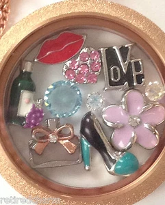 ❤️AUTHENTIC ORIGAMI OWL ~ LOCKET CHAIN CHARMS & DANGLES ~ SHE'S A LADY ~ CHIC❤️ - Picture 1 of 7