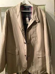 NEW $348 Brooks Brothers Lightweight Nylon Field Jacket Lined w/ Plaid - XL - Picture 1 of 6