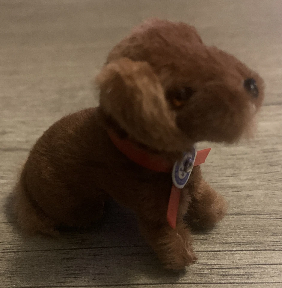 Perro vintage de Alemania Occidental - Juguetes de piel originales Foto 1 de 4