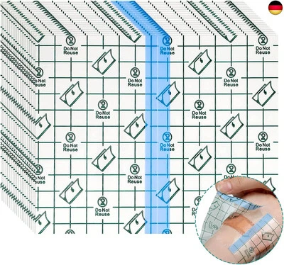 MARKE TOPBELIEF Duschpflaster, 20 Stück Folienverband, 12 x 15 cm Wasserdichtes Pflaster,
