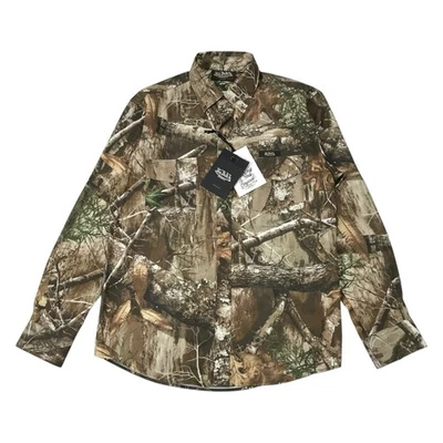 Von Dutch Originals Camo Button Down Shirt Mens Medium M Down Long Sleeve BNWT! - Image 1 of 4