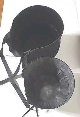 Authentic Amish Black Hard/soft Bonnet. Shipshewana IN. Northern Indiana. Combo. - Image 1 of 4