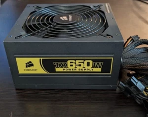 Zasilacz Corsair CMPSU-650TX TX650W PRZETESTOWANY - Zdjęcie 1 z 2