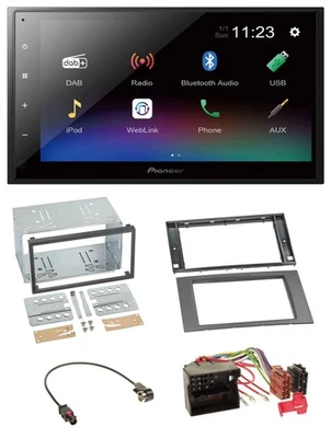 Pioneer USB Bluetooth DAB 2DIN MP3 Autoradio für Ford Fusion Kuga Transit 05-12 - Bild 1 von 4
