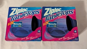 Ziploc Mesas 16oz Cuencos Con Tapas Paquete de 4 Nuevos De Colección 7 Juegos Total de Cuencos - Imagen 1 de 14