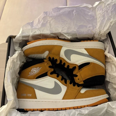 Jordan 1 High Element Gore-Tex Light Curry Men’s Size 8  DB2889-700  - Image 1 of 4