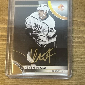 Black Gold Limited Auto Kevin Fiala SP Authentic Hockey Card LA Kings SSP - Bild 1 von 10