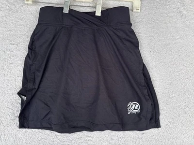 Pantalones Cortos de Ciclismo Novara Mujeres Pequeños Negros Falda Skort Nylon Mezcla Spadnex Acolchado Foto 1 de 4