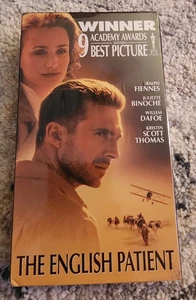 The English Patient VHS Brand New Sealed Miramax sticker 1996 Ralph Fiennes - Picture 1 of 6