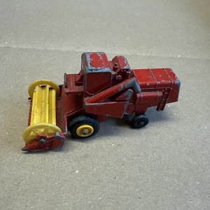 Matchbox Lesney No 65 Red Claas Combine Harvester Model Toy Diecast Vintage - Picture 1 of 6
