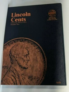 Lincoln Cent Penny Album Coin Folder Whitman Volume #2 1941-1974 Wheat 9030 NEW - Picture 1 of 5