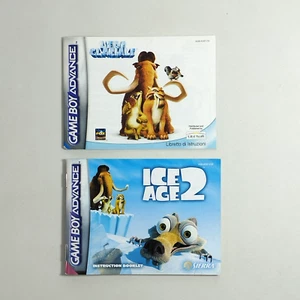 Ice Age 1 + Ice Age 2 Instruction Manual Game Boy Advance Ice Age Booklet - Picture 1 of 5