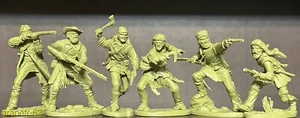 HANOMAK Trappers Wild West Toy soldiers 1:32 New - Picture 1 of 8