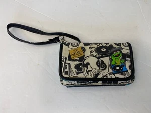 RARE Sesame Street DJ Headphone Record House Oscar the Grouch Wallet 3.5” x 5” - Picture 1 of 4