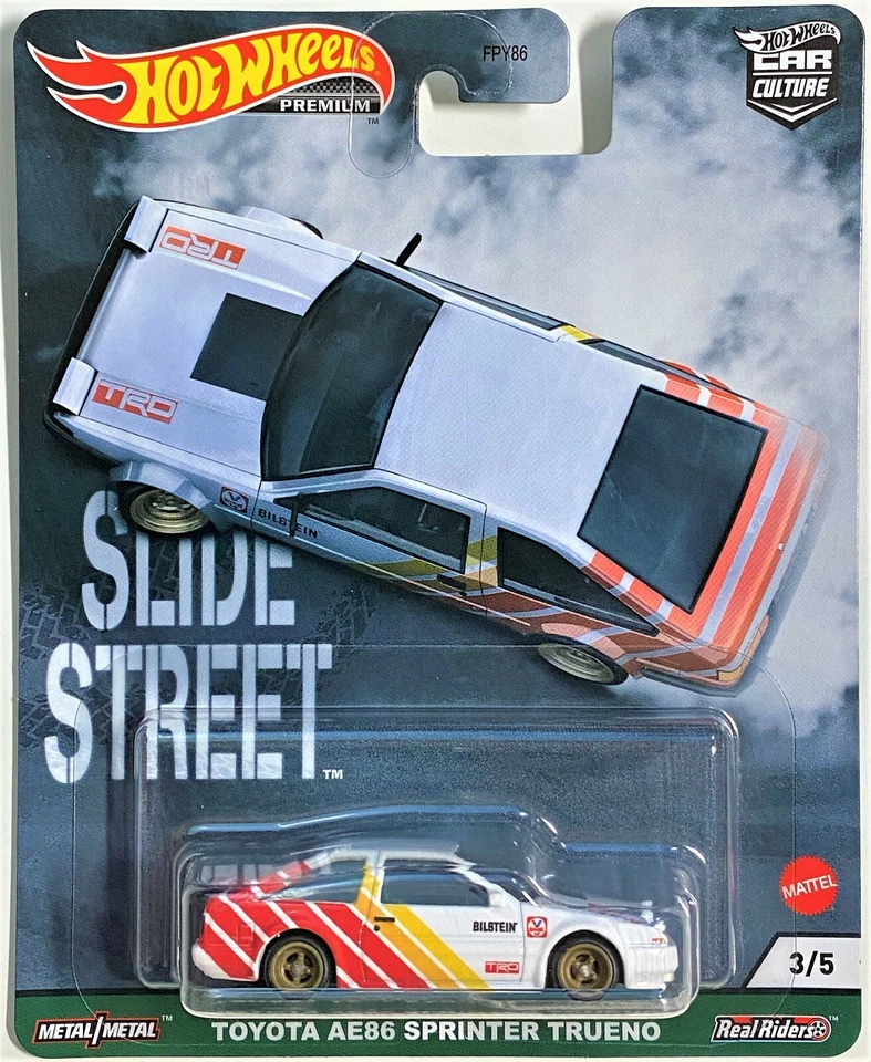Hot Wheels 2021 - Toyota AE86 Sprinter Trueno - Car Culture Slide Street 3/5 Foto 1 de 1