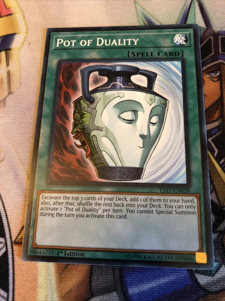 1x YuGiOh Pot of Duality YS17-EN028 Common 1st Edition Mint/Near Mint NM - Image 1 of 1