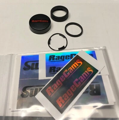 GoPro Hero3+Hero4 Black/Silver Camera Lens Ring Bezel Replacement Repair Part  - Image 1 of 2