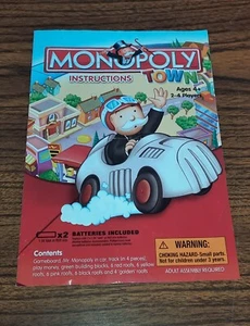 Instrucciones de reemplazo para juegos de mesa Monopoly Town - Imagen 1 de 3