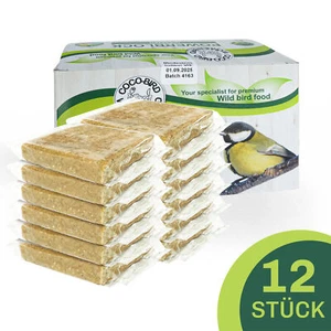 Bloque de grasa 12 piezas alimento de invierno alimento para pájaros bloque de alimento para dispensador de alimento - Imagen 1 de 1