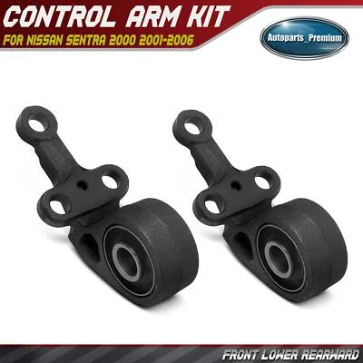2Pcs Front Lower Rearward Control Arm Bushing Kit for Nissan Sentra 2000-2006 - Image 1 of 4