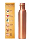 Pure Copper Water Bottle for Drinking 32oz Travel Water Bottle for Gym
