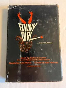 Funny Girl Isobel Lennart HCDJ 3rd Printing Very Good 1964 Random House Vintage - Picture 1 of 7