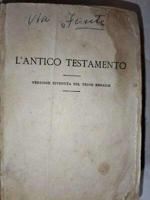 VECCHIO E NUOVO TESTAMENTO, VERSIONE RIVEDUTA SUL TESTO EBRAICO USATO DELL'EPOCA - Immagine 1 di 4