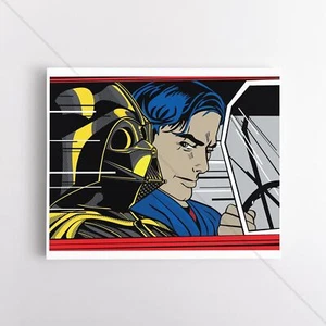 Star Wars Pop Art Poster Canvas Darth Vader Roy Lichtenstein Art Print - Picture 1 of 4