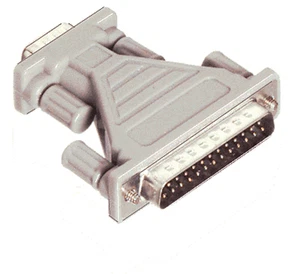 ADATTATORE MASCHIO SUB-D 25P / FEMMINA SUB-D 9P NUOVO - Bild 1 von 1